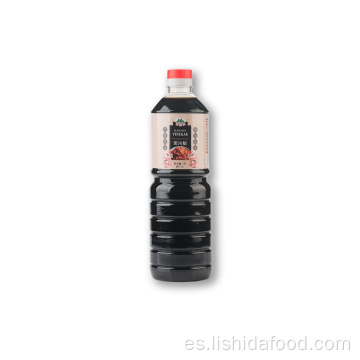 Botella de plástico de 1000 ml de vinagre de arroz negro